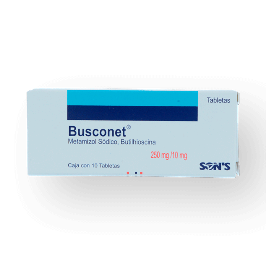 BUSCONET 250MG/10MG 10TABS