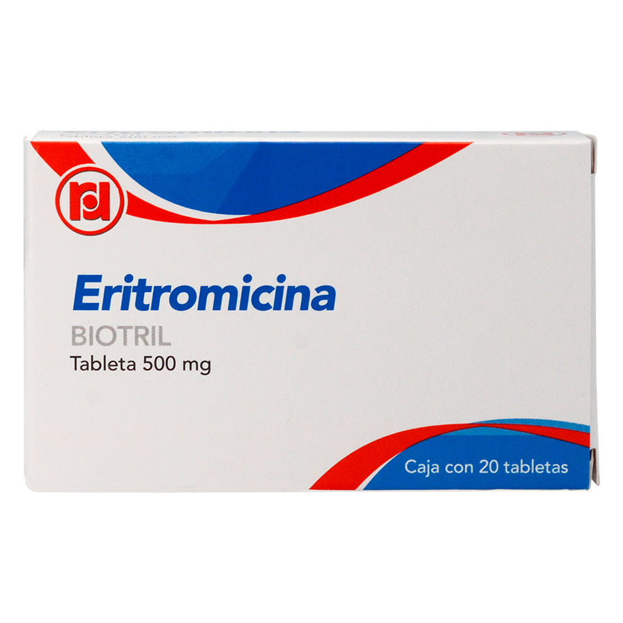 ERITROMICINA 500MG 20TABS