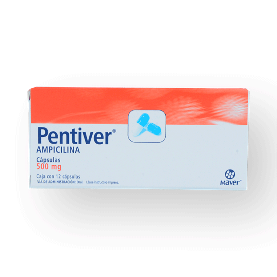 PENTIVER (AMPICILINA 500MG) 12CAPS