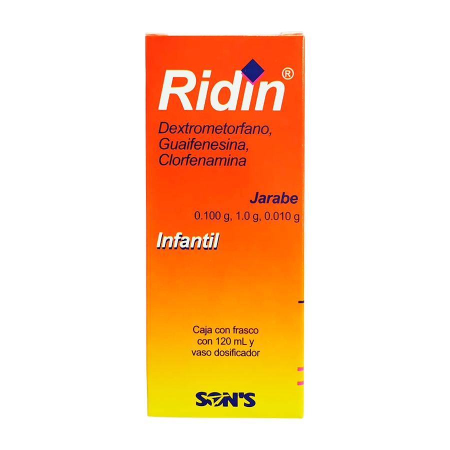 RIDIN INFANTIL(DEXTRO/GUAI/CLOR) 120MLJBE