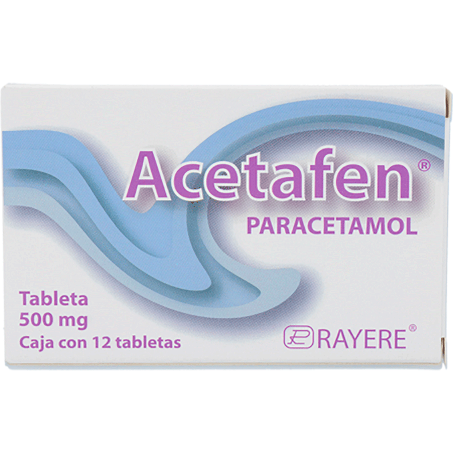 ACETAFEN (PARACETAMOL 500MG) 12TABS