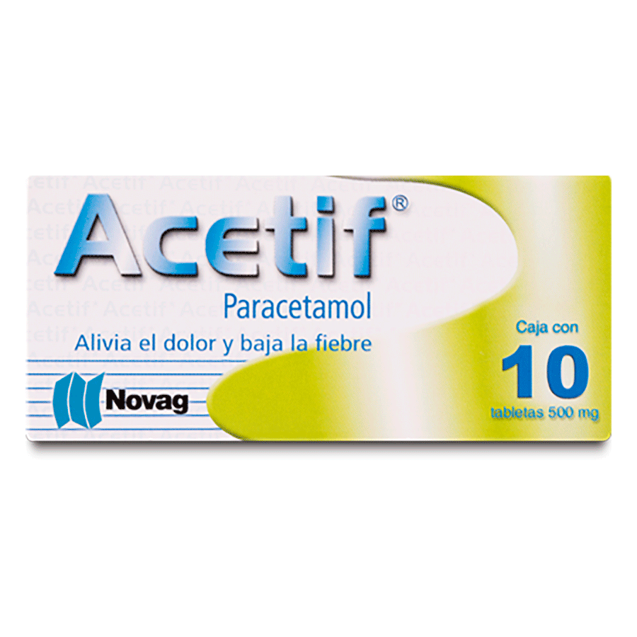 ACETIF (PARACETAMOL 500MG) 10TABS