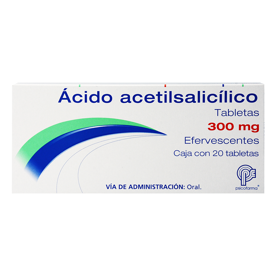 ACIDO ACETILSALICILICO 300MG 20TABS