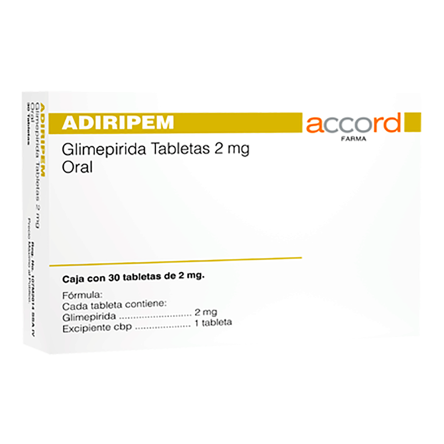 ADIRIPEM (GLIMEPIRIDA 2MG) 30TABS