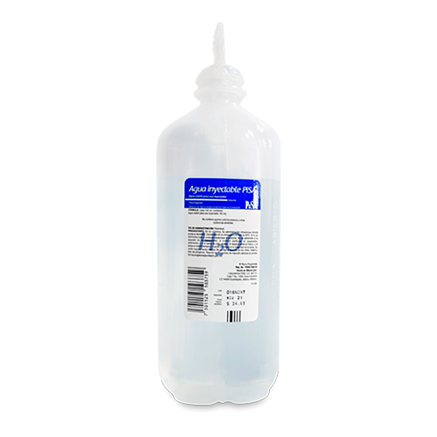 AGUA INYECTABLE PISA 500ML SOL