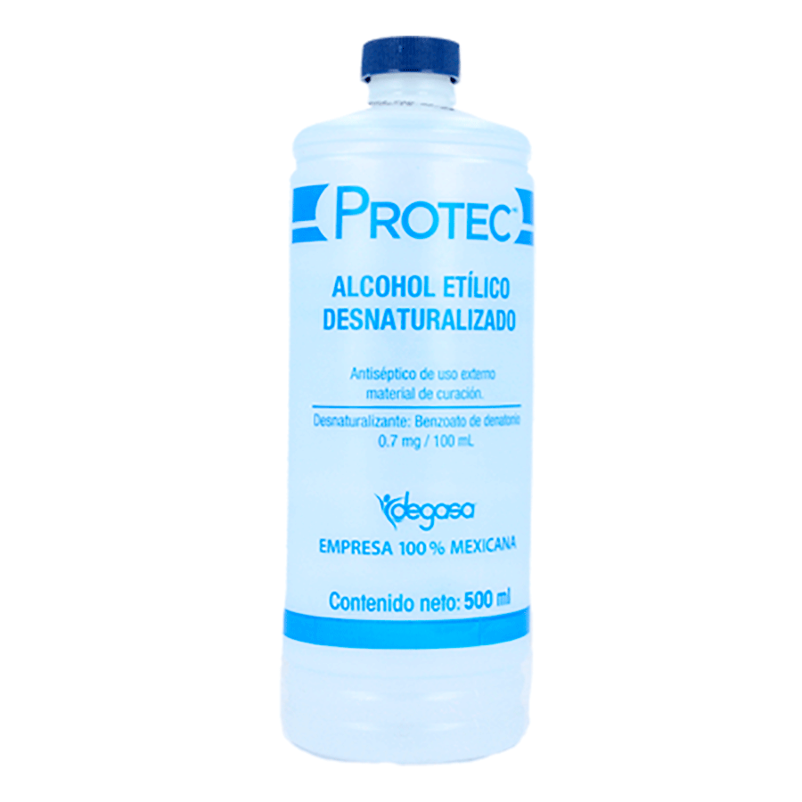 ALCOHOL DESNATURALIZADO (PROTEC) 500ML