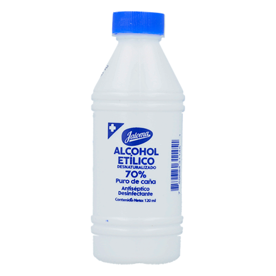 ALCOHOL ETILICO DESNAT 70° (JALOMA)120ML