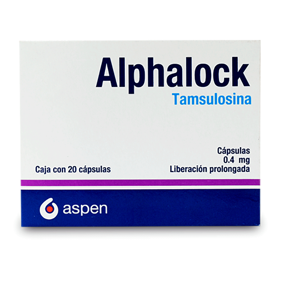 ALPHALOCK (TAMSULOSINA 0.4MG) 20CAPS