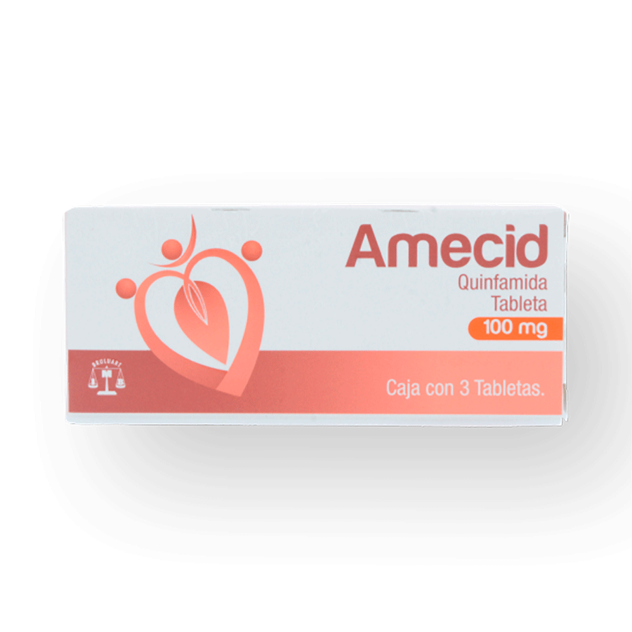 AMECID (QUINFAMIDA 100MG) 3TABS