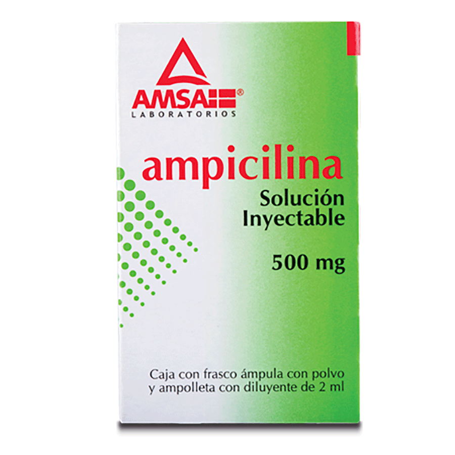 AMPICILINA 500MG/2ML 1AMP SOL