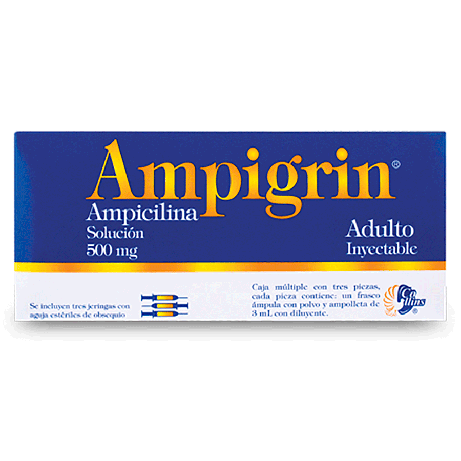 AMPIGRIN ADULTO 3AMP SOL