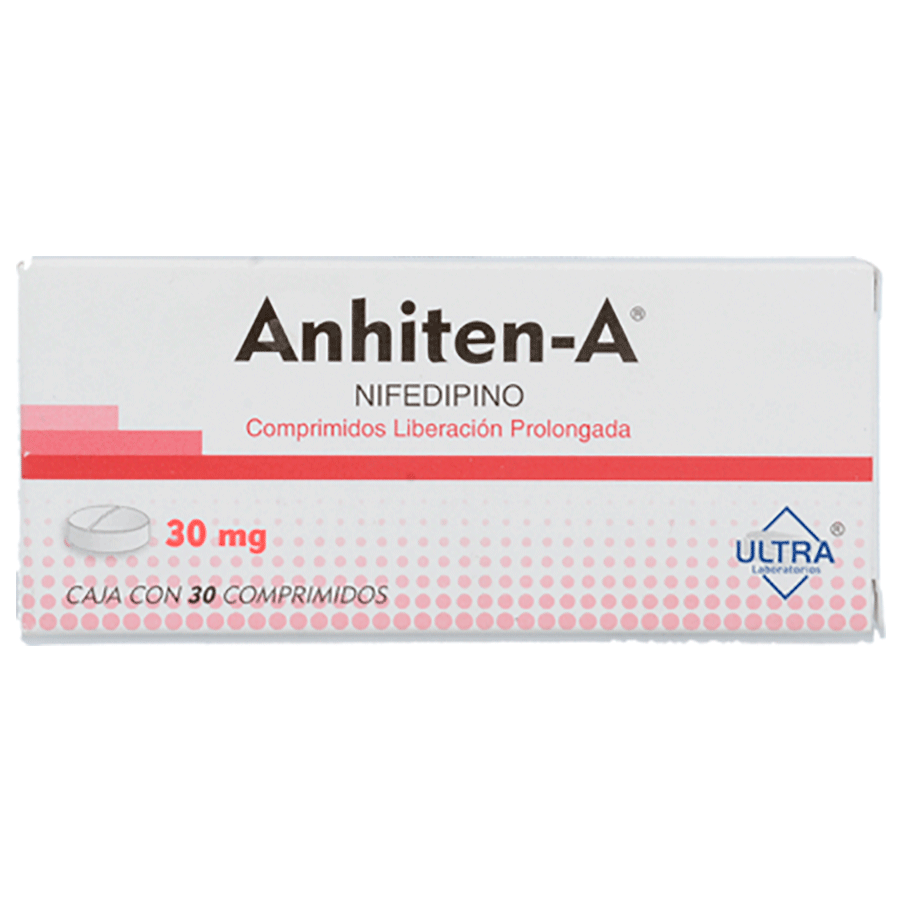 ANHITEN-A (NIFEDIPINO 30MG) 30COMP