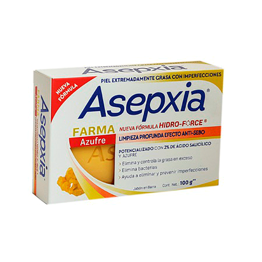 ASEPXIA JABON AZUFRE 1PZA