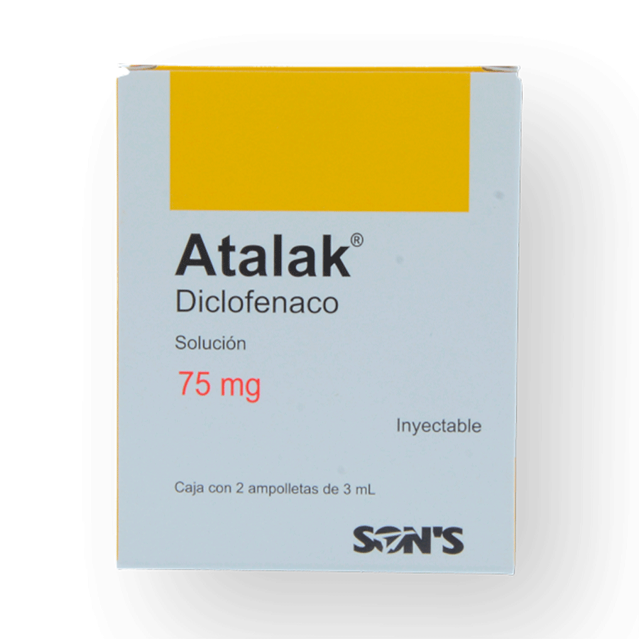 ATALAK (DICLOFENACO 75MG/3ML) 2AMP SOL