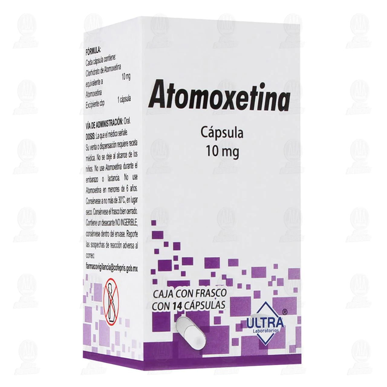 ATOMOXETINA 10MG (PIQUEFU) 14CAPS