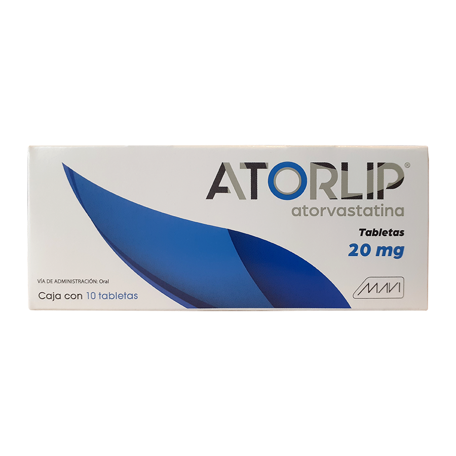 ATORLIP (ATORVASTATINA 20MG) 10TABS