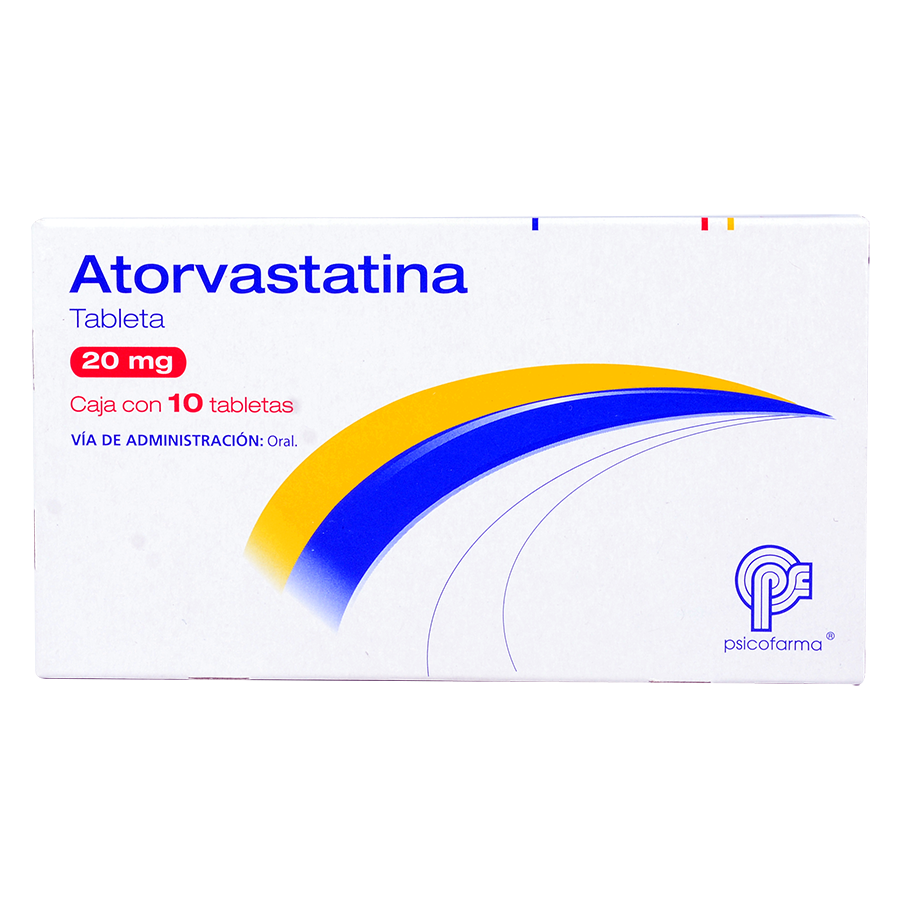 ATORVASTATINA 20MG (INMETCOL) 10TABS