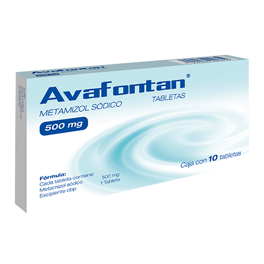 AVAFONTAN (METAMIZOL 500MG) 10TABS