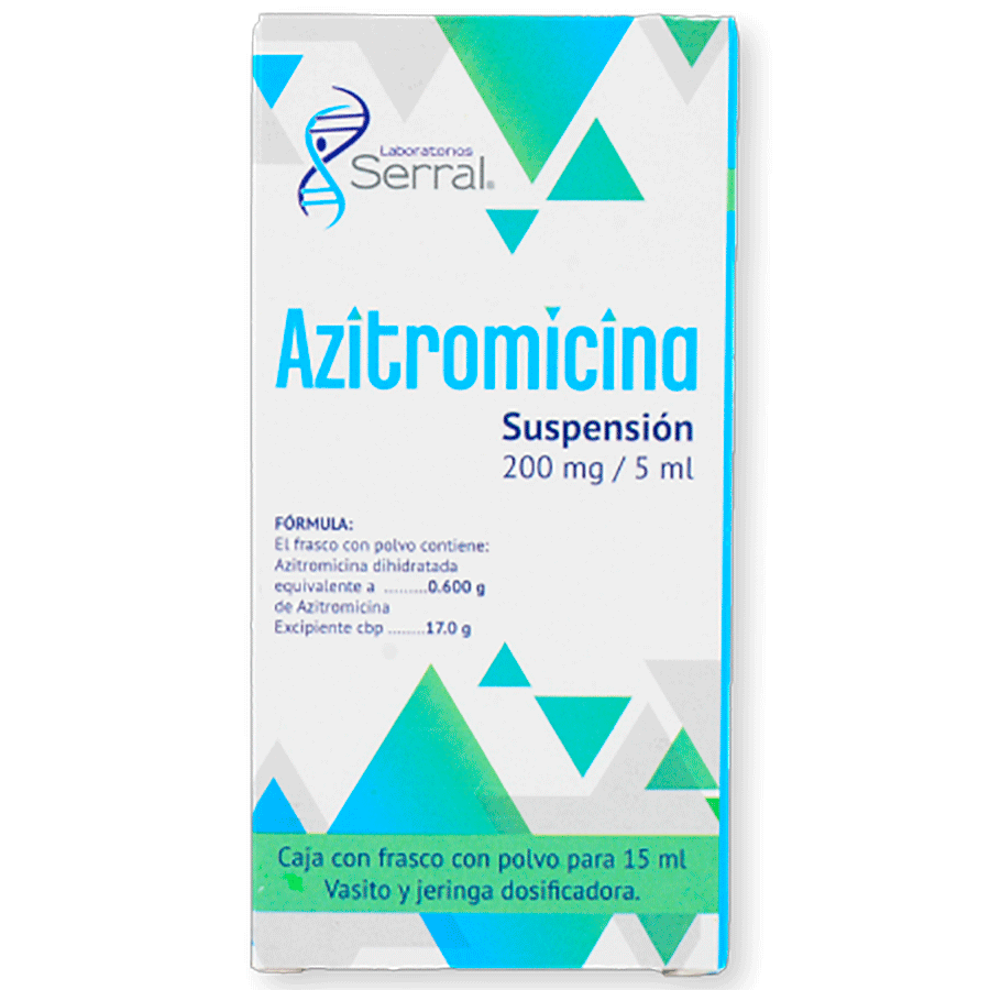 AZITROMICINA 200MG/5ML 15ML SUSP