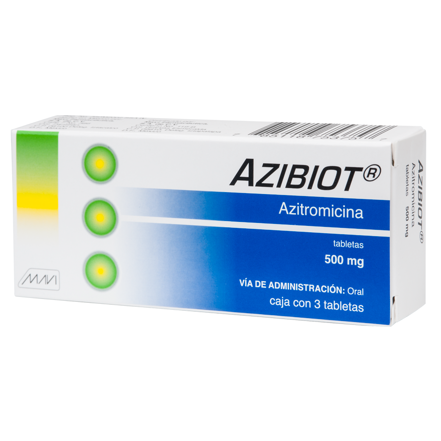 AZIBIOT (AZITROMICINA 500MG) 3TABS