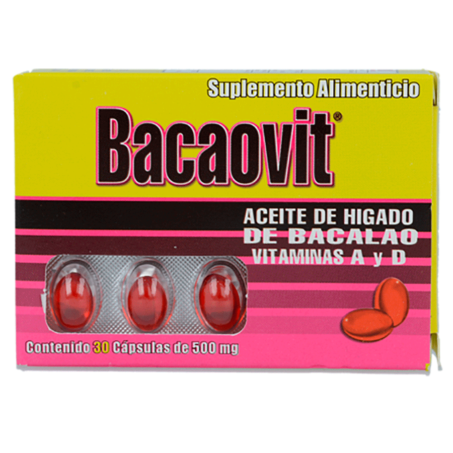 BACAOVIT (ACEITE DE HIGADO DE BACALAO) 30CAPS