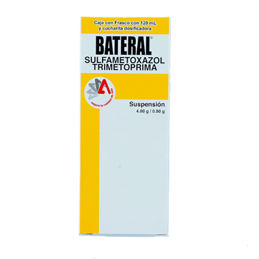 BATERAL (TRIMETOPRIMA 40MG/SULFAMETOXAZOL 200MG/5ML) SUSP 120ML