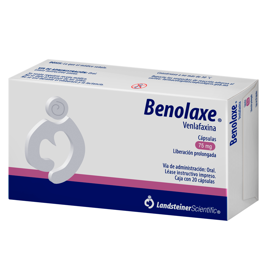 BENOLAXE (VENLAFAXINA 75MG) 20TABS