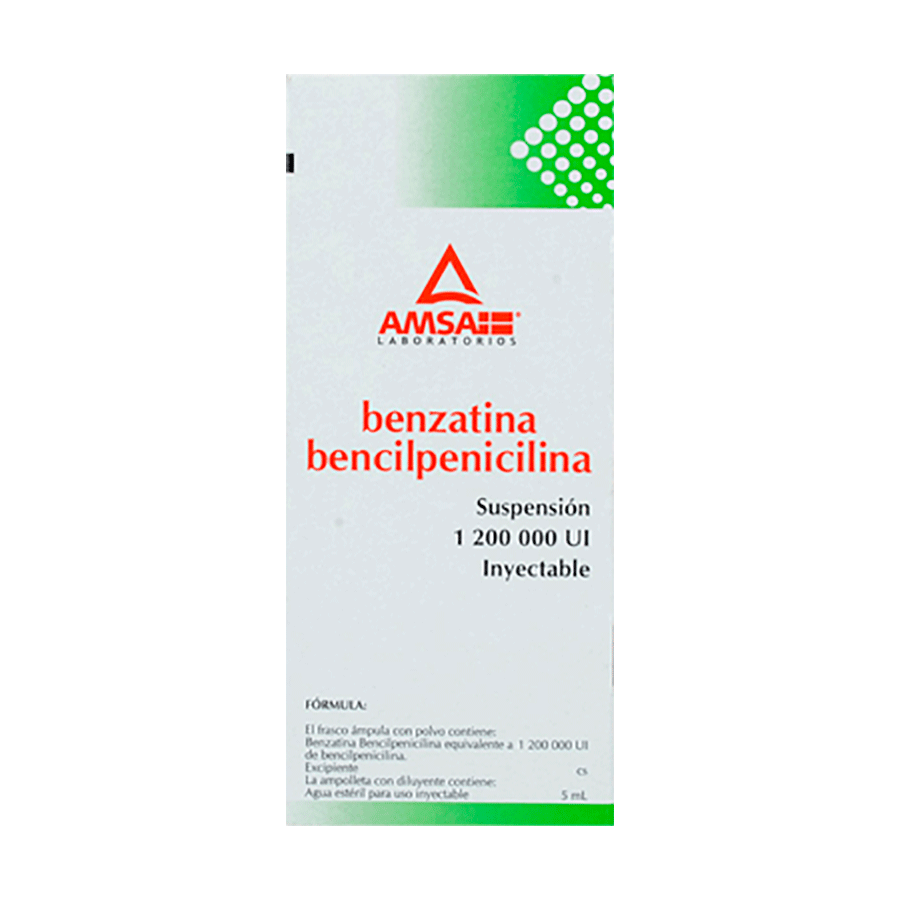 BENZATINA BENCILPENICILINA 1200000UI SUSP 1AMP