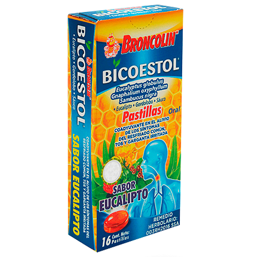 BICOESTOL EUCALIPTO 16 PASTILLAS