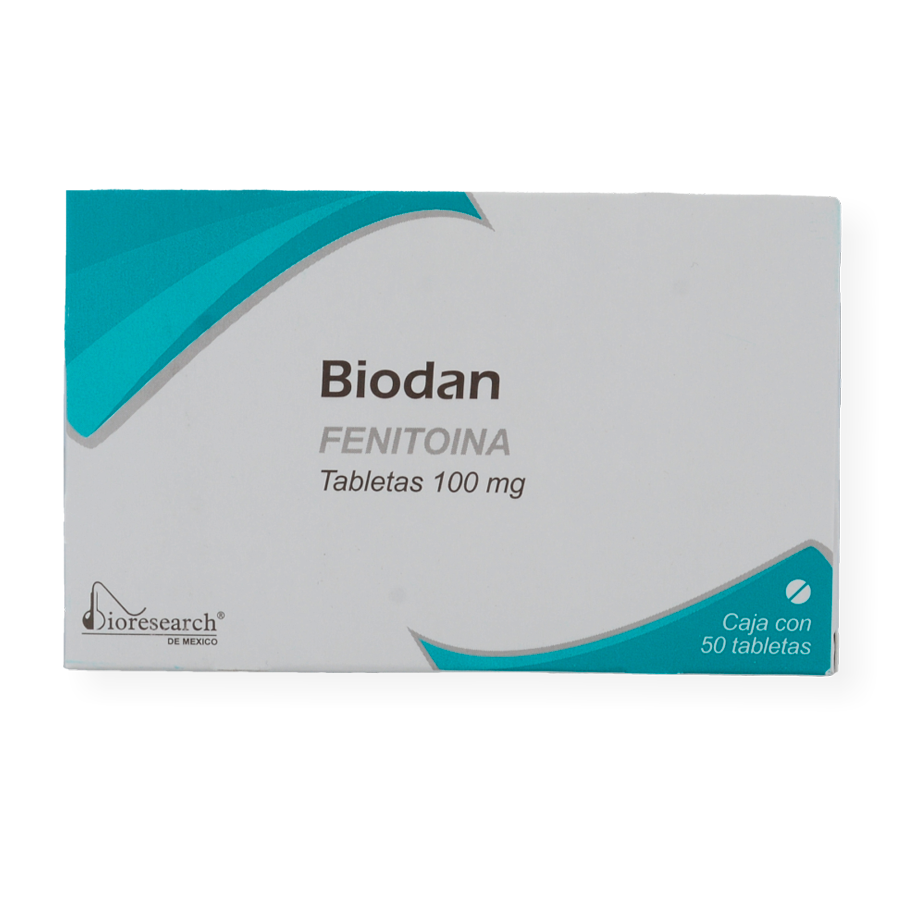 BIODAN (FENITOINA 100MG) 50TAB