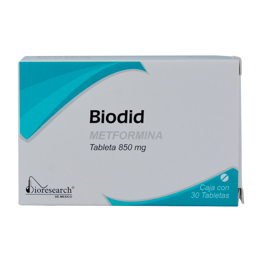 BIODID (METFORMINA 850MG) 30TABS