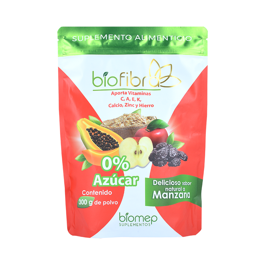 BIO FIBRA (VIT C/A/E/K/CALCIO/ZINC/HIERRO) 300G POL