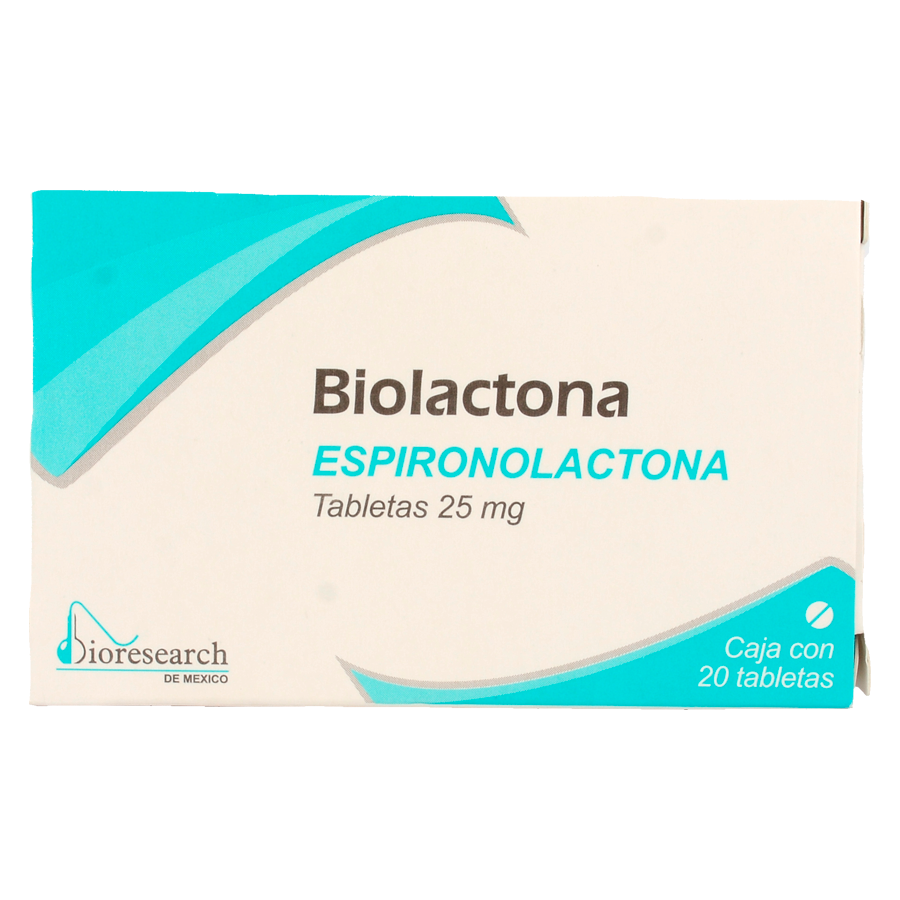 BIOLACTONA (ESPIROLACTONA 25MG) 20TABS