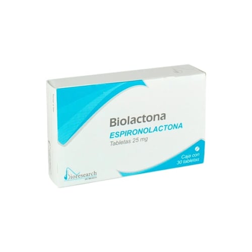 BIOLACTONA (ESPIRONOLACTONA 25MG)30TABS