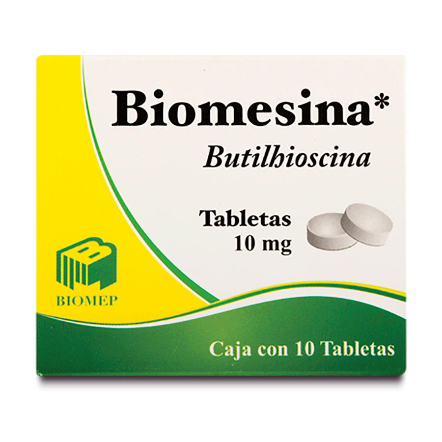 BIOMESINA (BUTILHIOSCINA 10MG) 10TABS