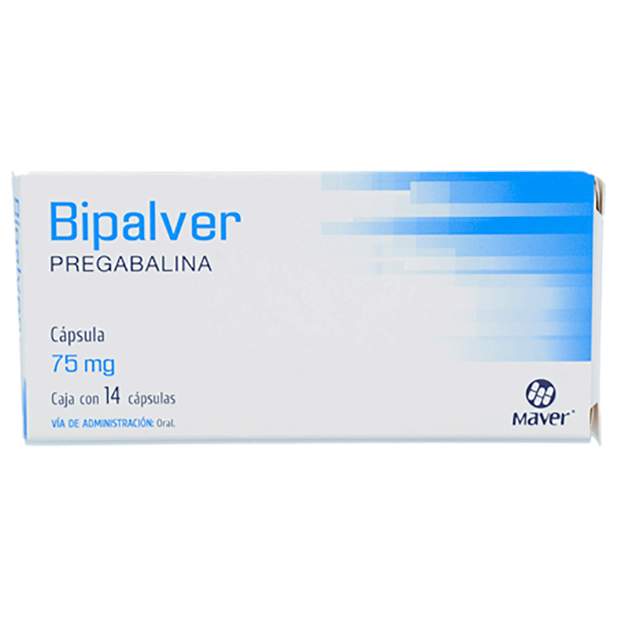 BIPALVER (PREGABALINA 75MG) 14CAPS