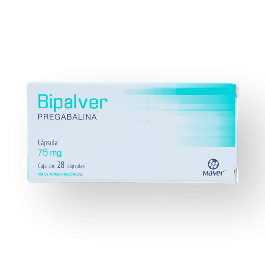 BIPALVER (PREGABALINA 75MG) 28CAPS