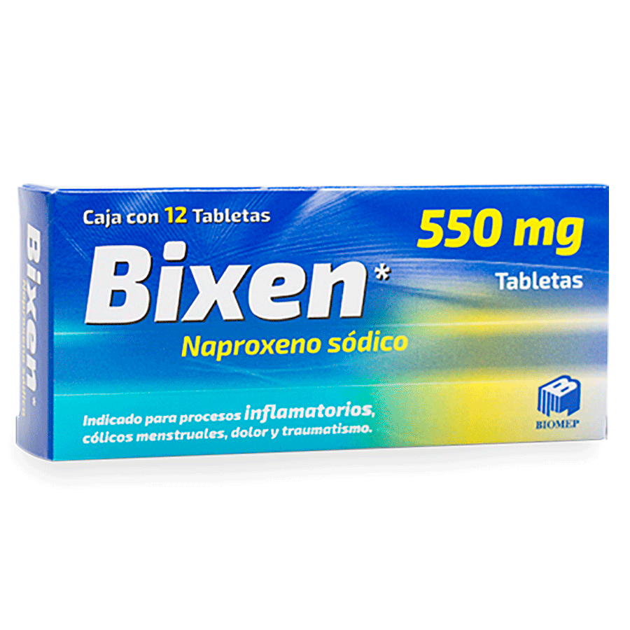 BIXEN (NAPROXENO SODICO 550MG) 12TABS