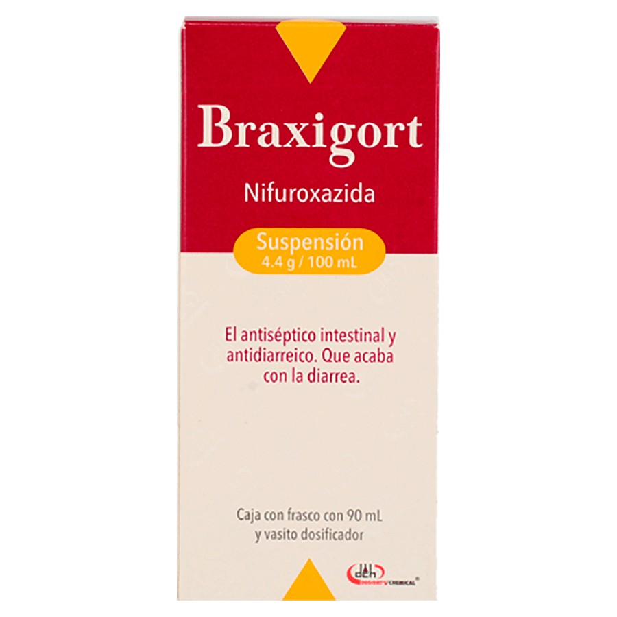 BRAXIGORT (NIFUROXAZIDA 4.4G/100ML) 90ML SUSP