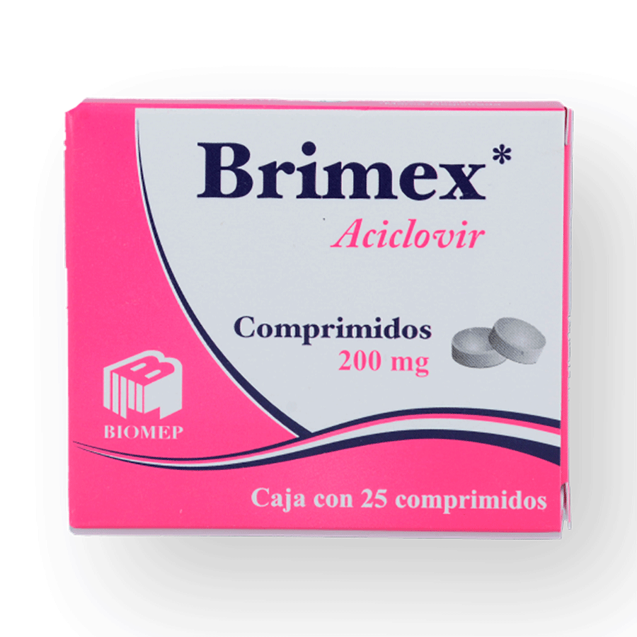 BRIMEX (ACICLOVIR 200MG) 25COMP