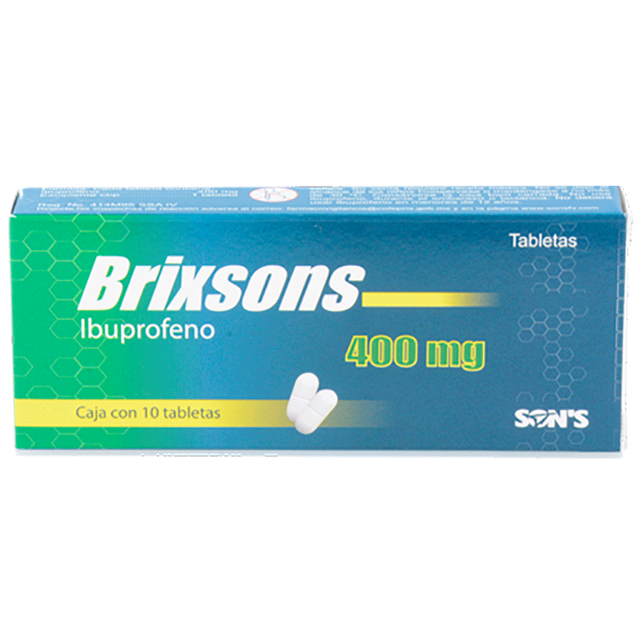 BRIXSONS (IBUPROFENO 400MG) 10TABS