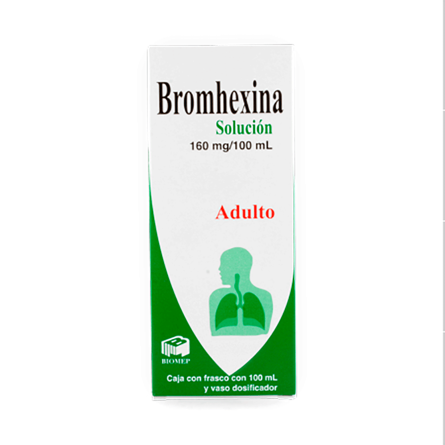 BROMHEXINA ADULTO 160MG/100ML (DISOLMUX)100ML SOL