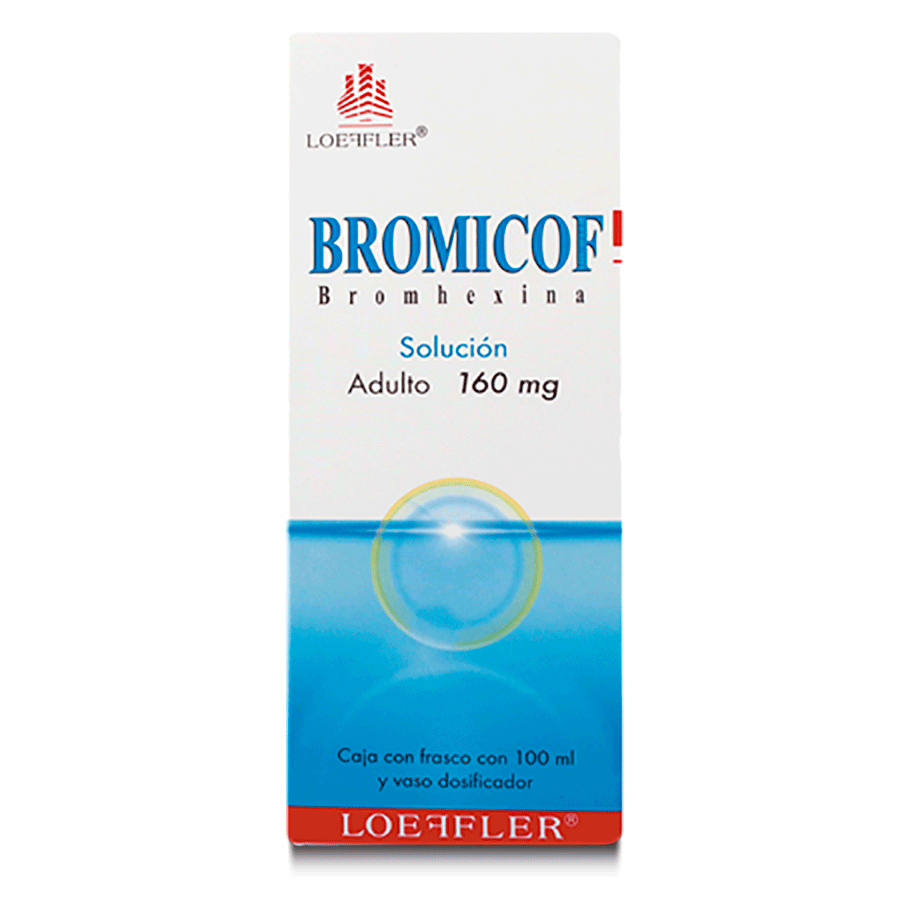 BROMICOF ADULTO (BROMHEXINA 160MG)100ML SOL