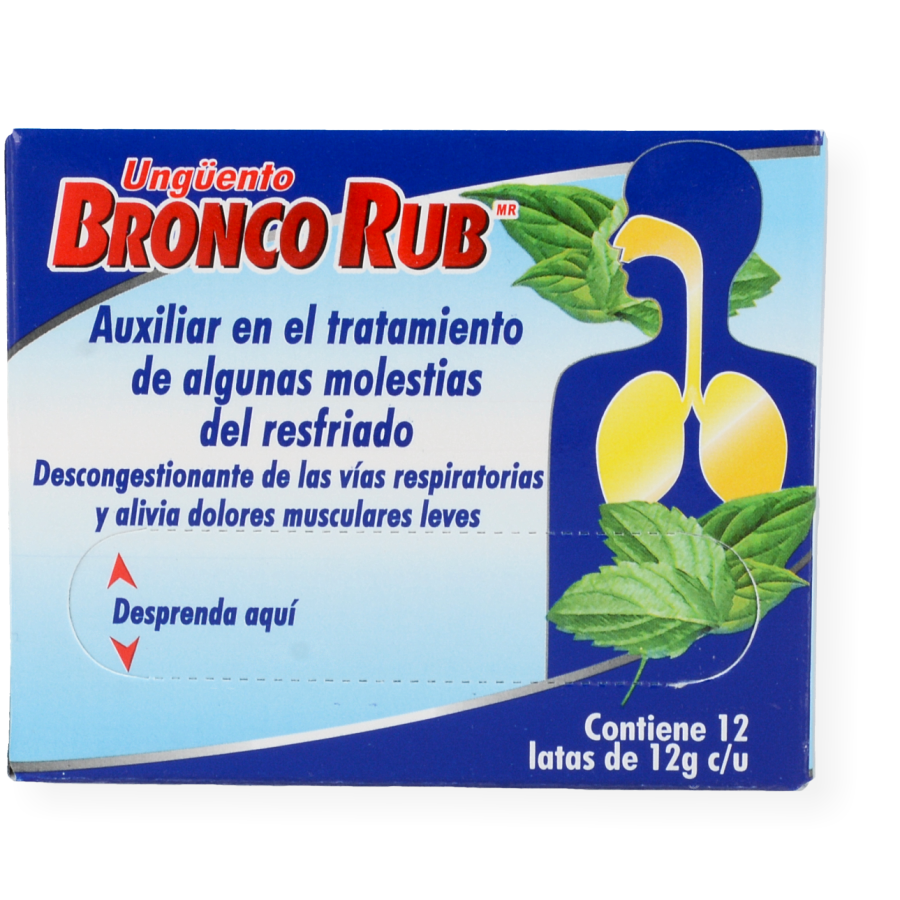 BRONCORUB 12LATAS 12G UNG