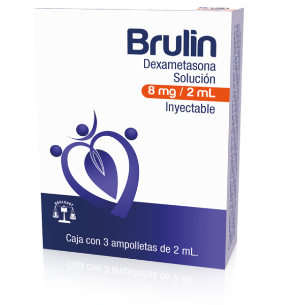 BRULIN (DEXAMETASONA 8MG/2ML) SOL 3AMP