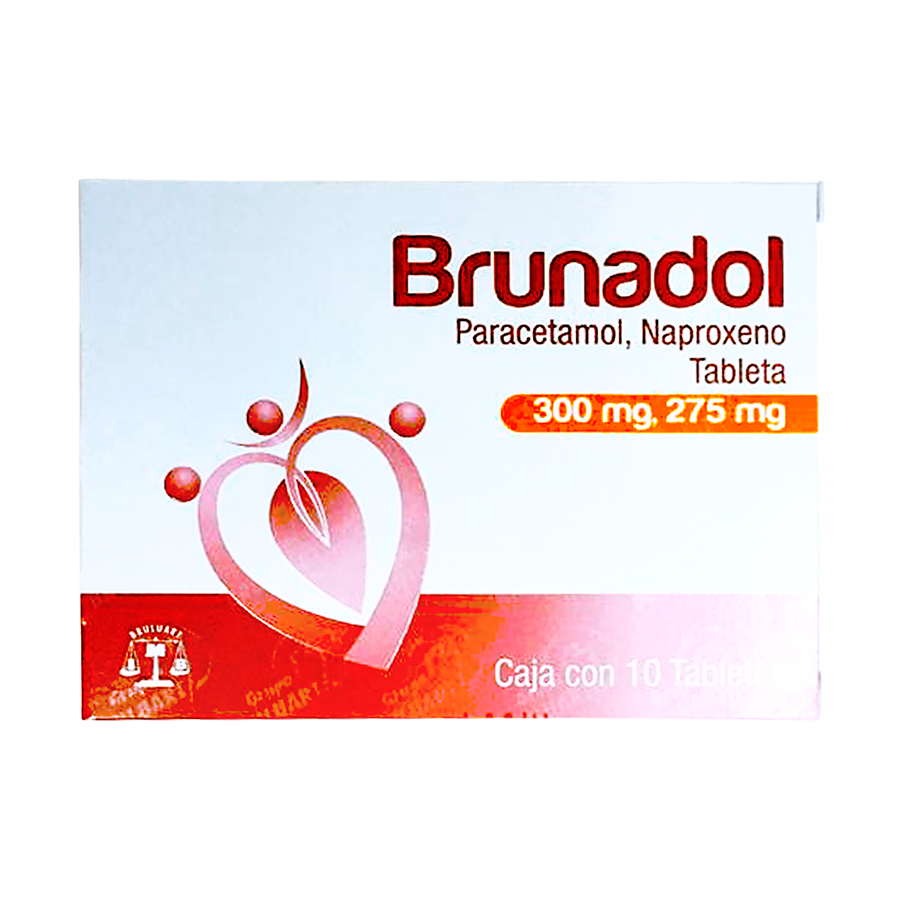 BRUNADOL (PARACETAMOL/NAPROXENO 300MG/275MG) 10TABS