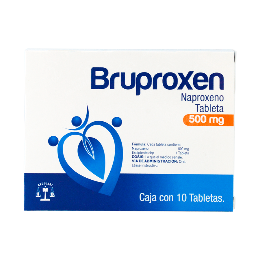 BRUPROXEN (NAPROXENO 500MG) 10TABS