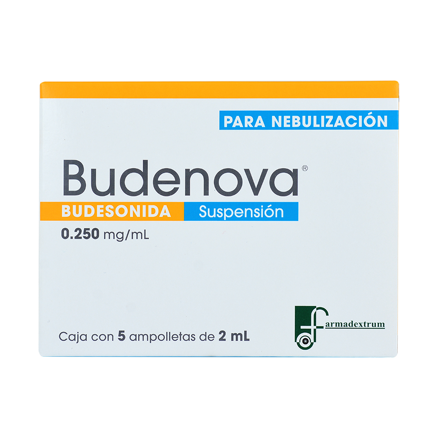 BUDENOVA (BUDESONIDA 0.250MG/ML) 5AMP SUSP