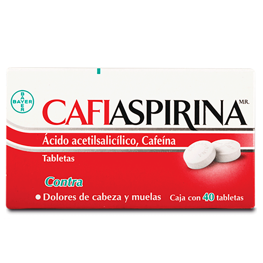 CAFIASPIRINA (ACIDO ACETILSALICILICO/CAFEINA 500/30 MG)40TABS