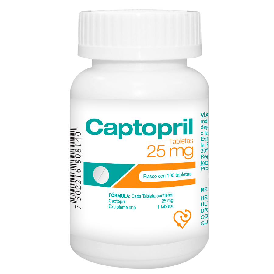 CAPTOPRIL 25MG 100TABS